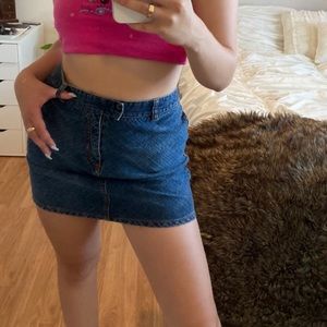 Vintage Denim Skirt